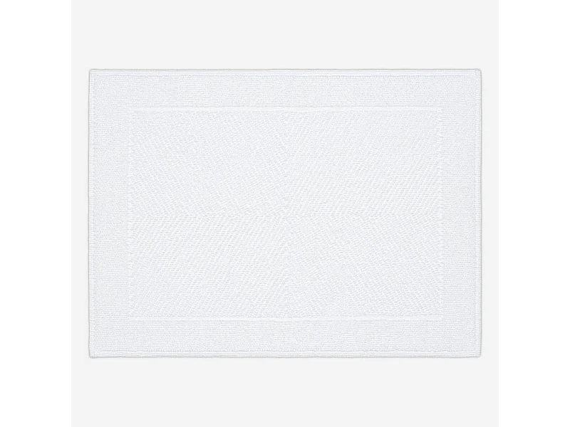 Habitat - Tapis de bain 80x60cm en coton blanc - Guam