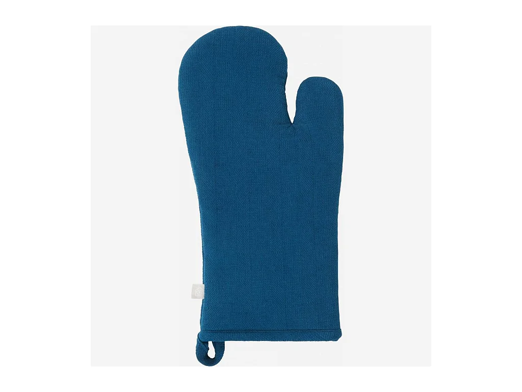 Habitat - Manique en coton bleu cobalt - Avignon