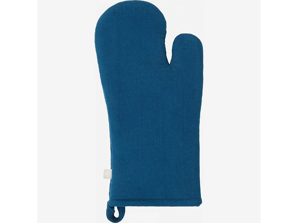 Habitat - Manique en coton bleu cobalt - Avignon