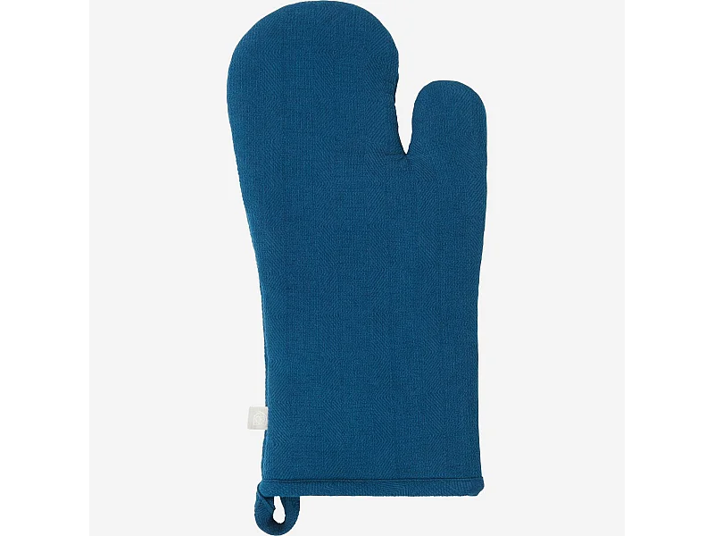 Habitat - Manique en coton bleu cobalt - Avignon