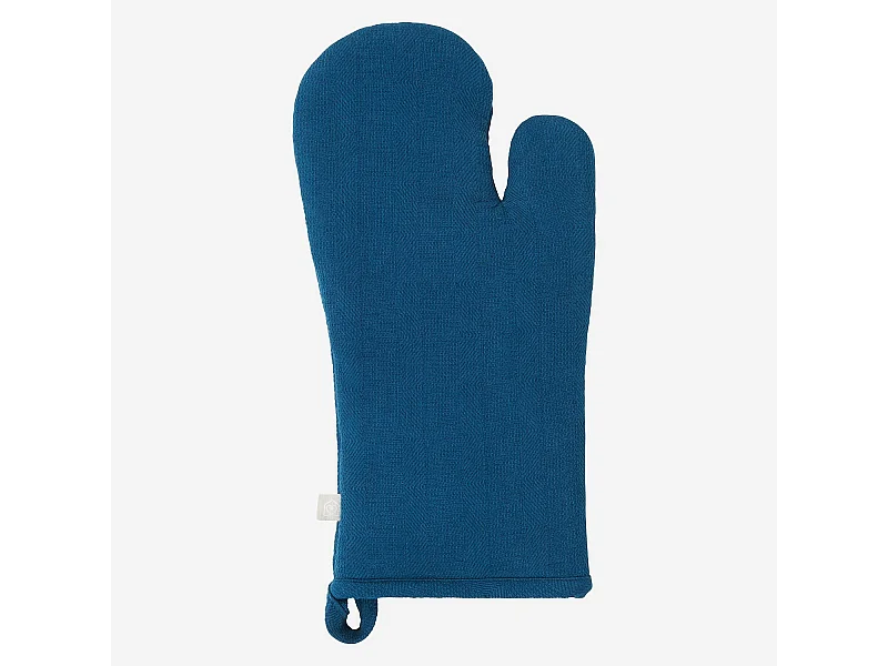 Habitat - Manique en coton bleu cobalt - Avignon