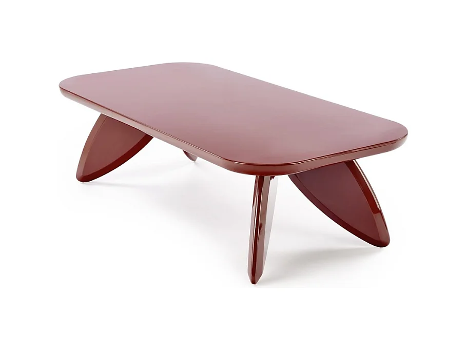 Mesa de centro de diseño burdeos 120 x 60 cm ANGELINE