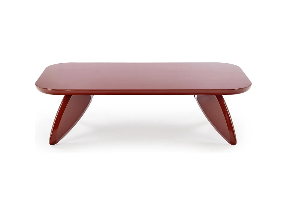 Mesa de centro de diseño burdeos 120 x 60 cm ANGELINE