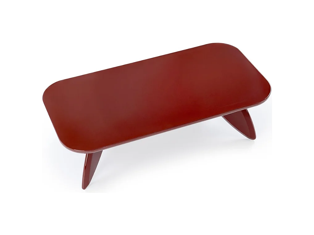 Mesa de centro de diseño burdeos 120 x 60 cm ANGELINE