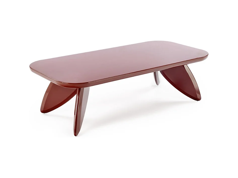 Mesa de centro de diseño burdeos 120 x 60 cm ANGELINE