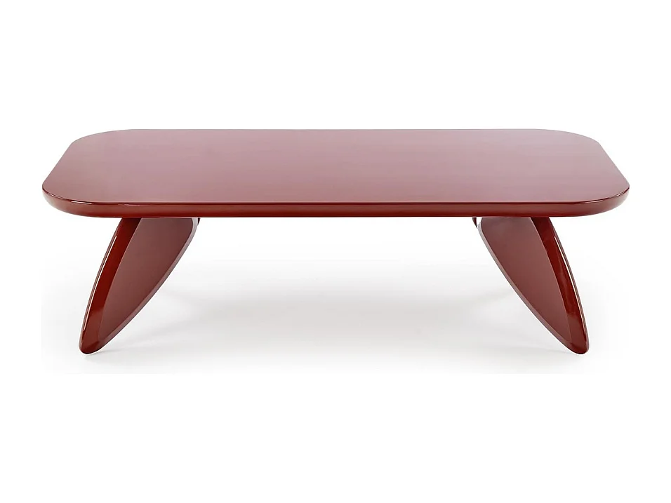 Mesa de centro de diseño burdeos 120 x 60 cm ANGELINE