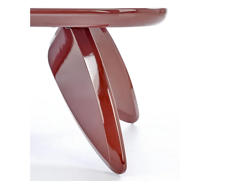 Mesa de centro de diseño burdeos 120 x 60 cm ANGELINE