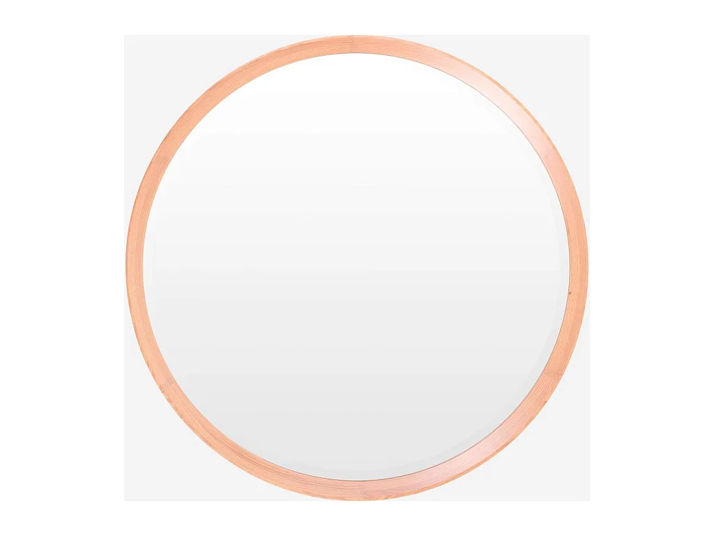 Habitat - Miroir rond 84 cm en chêne - Neptune