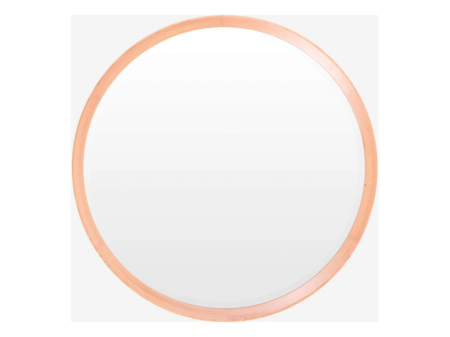 Habitat - Miroir rond 84 cm en chêne - Neptune
