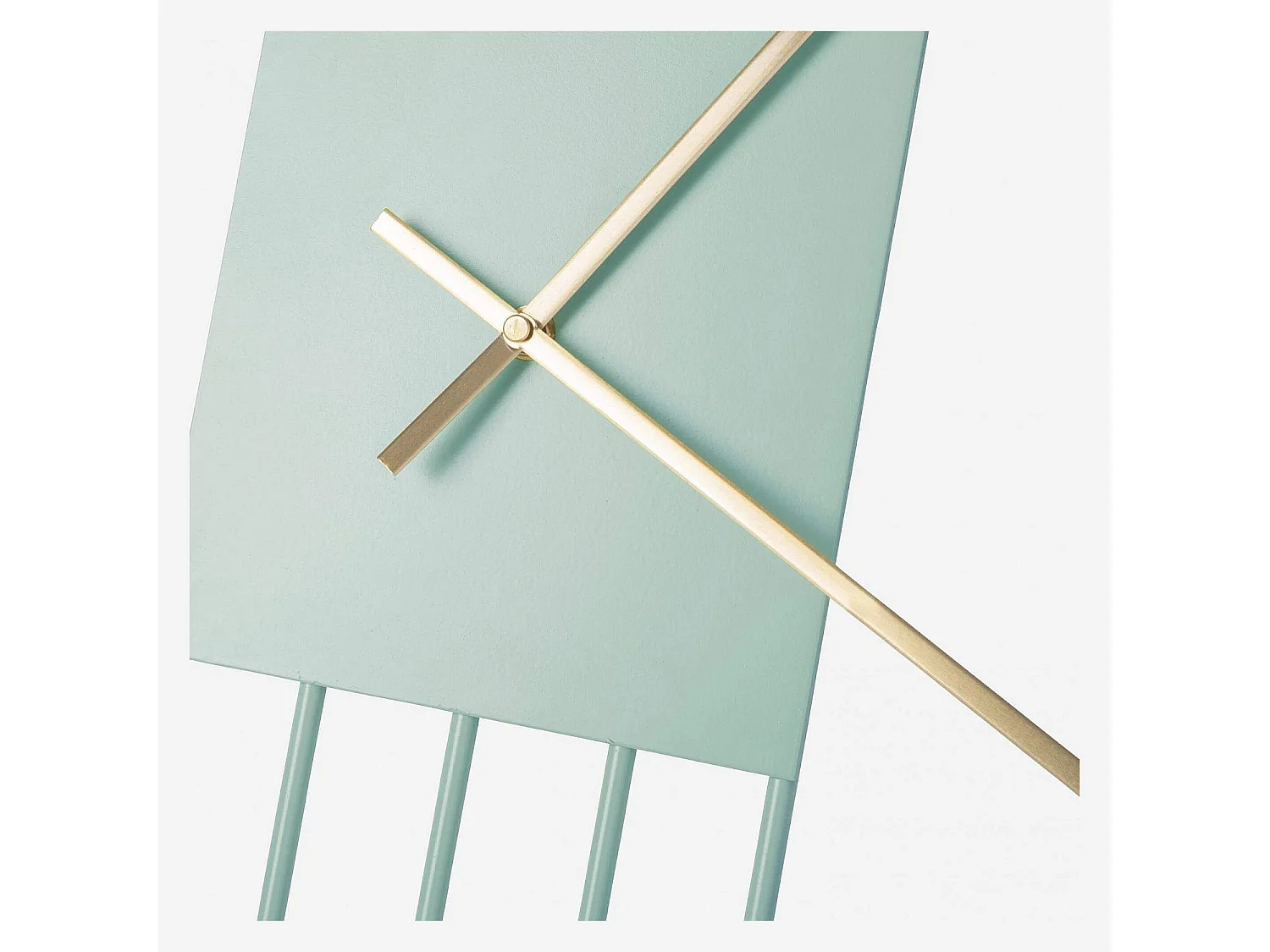 Horloge murale en métal - 60 cm - Vert