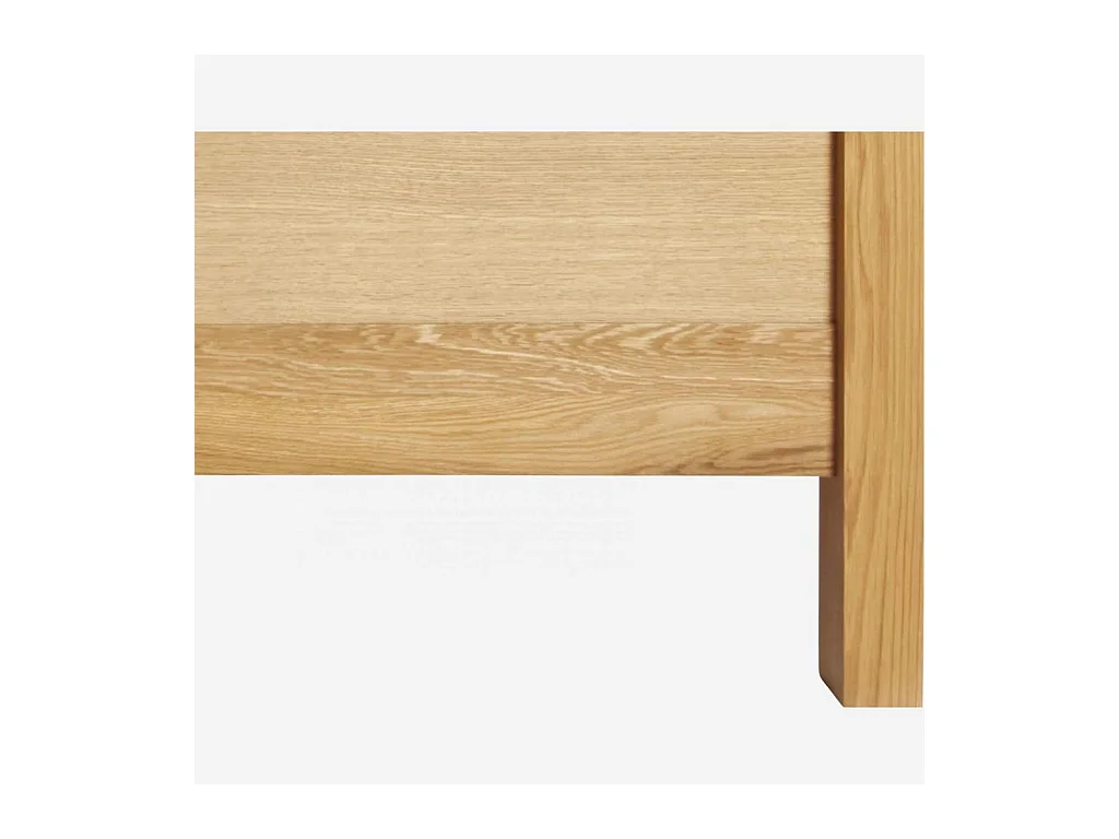 Habitat - Lit 140x200 en chêne massif - Hanita