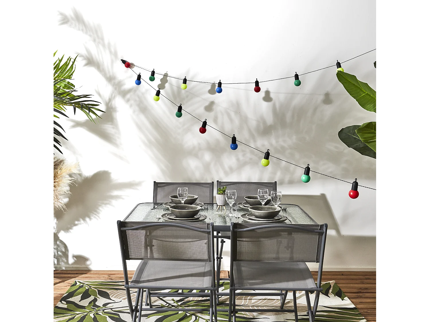 Guirlande Ampoules Multicolores 20 Leds 5m70