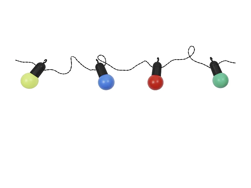 Guirlande Ampoules Multicolores 20 Leds 5m70