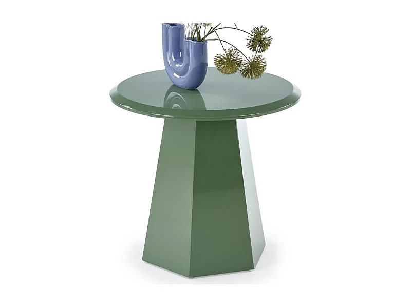Mesa auxiliar de diseño verde 50 x 47 cm KIMI
