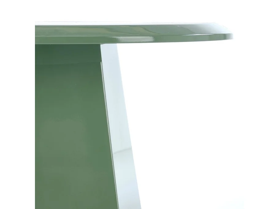 Bout de canapé vert design 50 x 47 cm KIMI