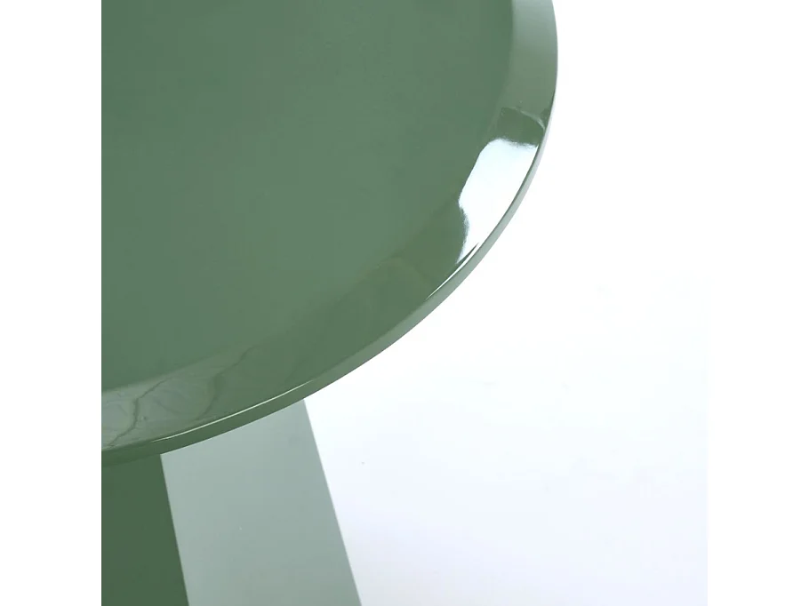 Bout de canapé vert design 50 x 47 cm KIMI