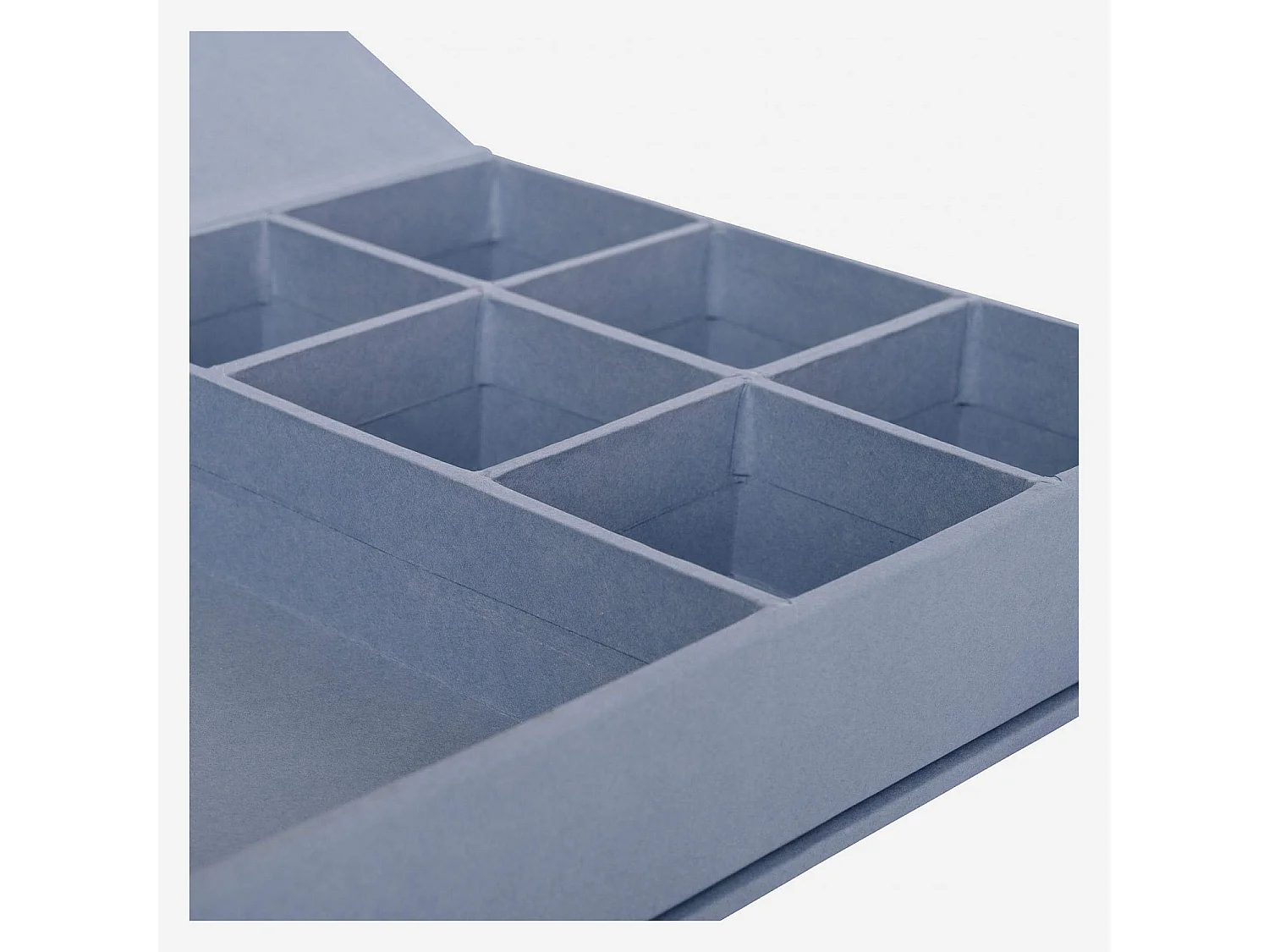 Habitat - Boîte à bijoux en carton – 26,5 x 5 x 19 cm – Bleu - Ada