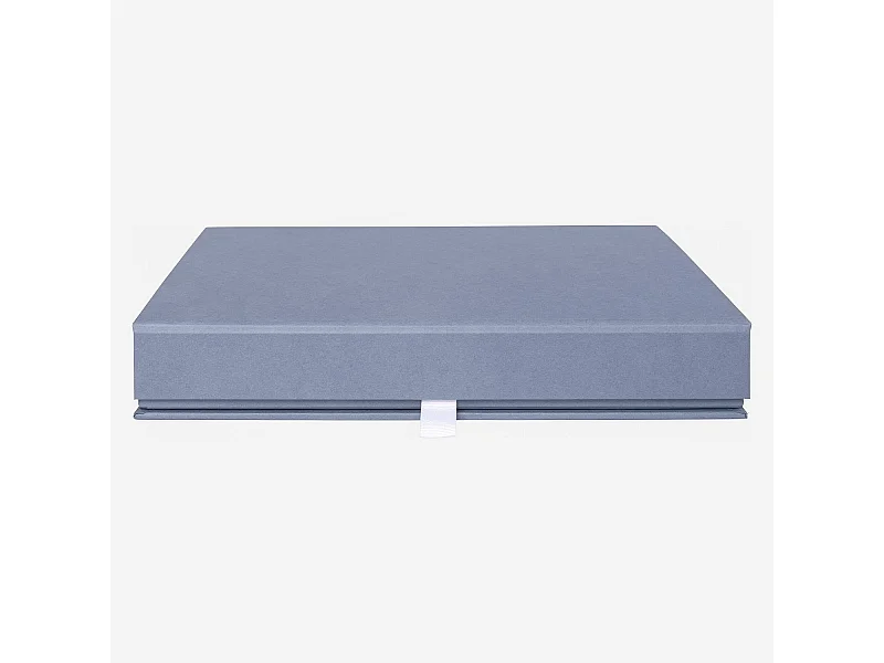 Habitat - Boîte à bijoux en carton – 26,5 x 5 x 19 cm – Bleu - Ada