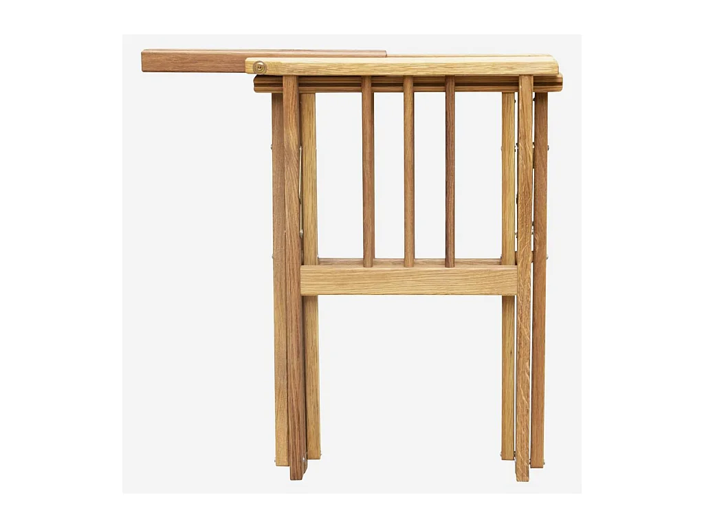 Habitat - Structure de chaise pliante en chêne (toile vendue séparément) (Lot de 2) - Africa