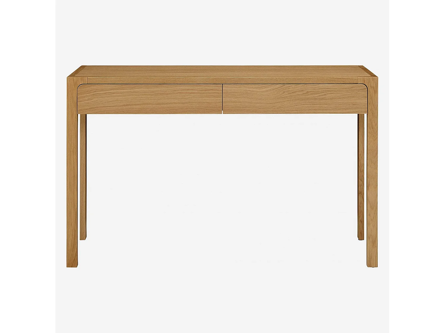 Habitat - Console 2 tiroirs en chêne - Naturel - Design by Hélèna Pille - Ivoine