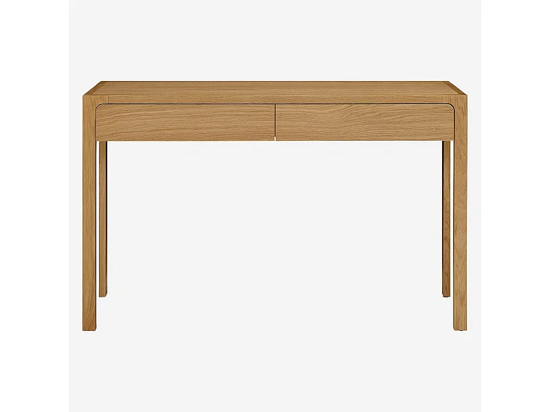 Habitat - Console 2 tiroirs en chêne - Naturel - Design by Hélèna Pille - Ivoine