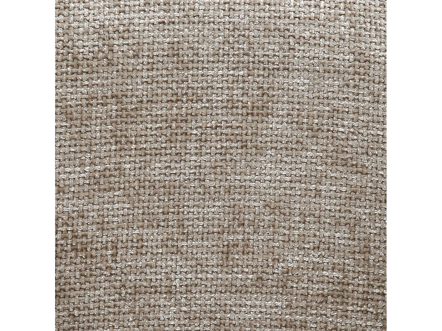 Lot de 2 chaises en tissu chenille et bois massif finition chêne avec accoudoirs - Beige
