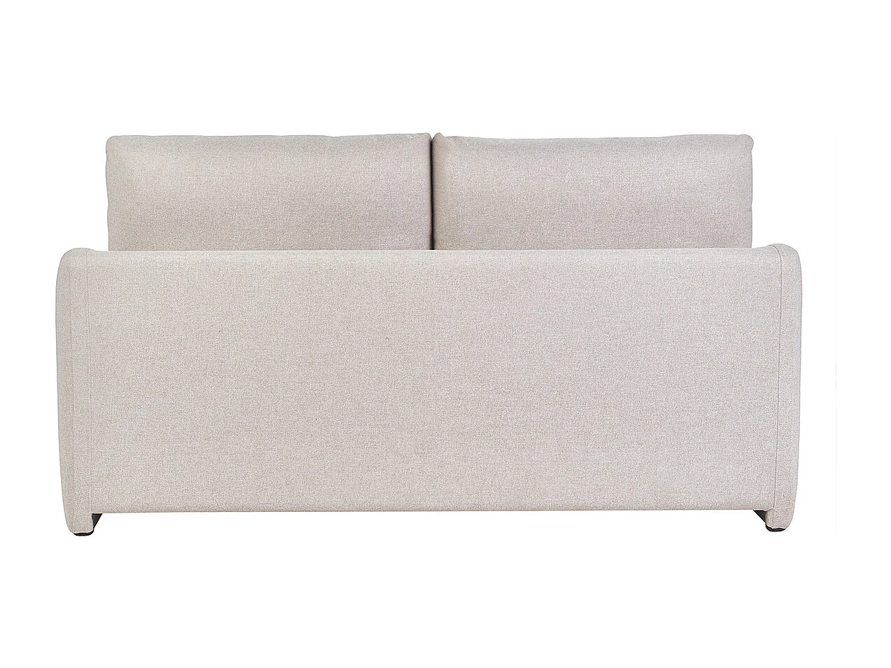 Divano letto 2 posti in tessuto beige PAULIN