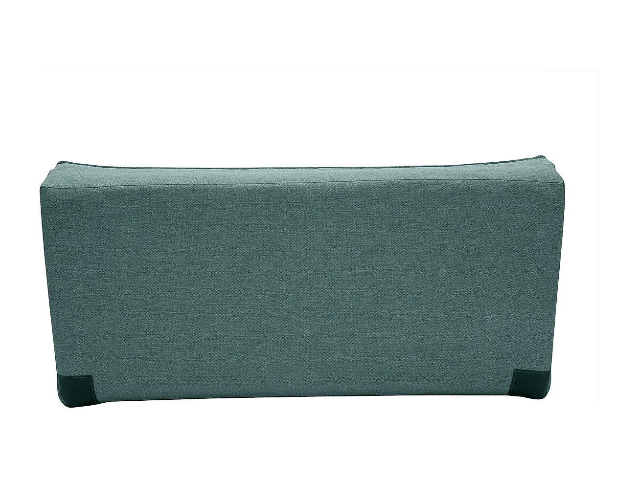 Sillón de dos plazas convertible en tela verde gris SALLY