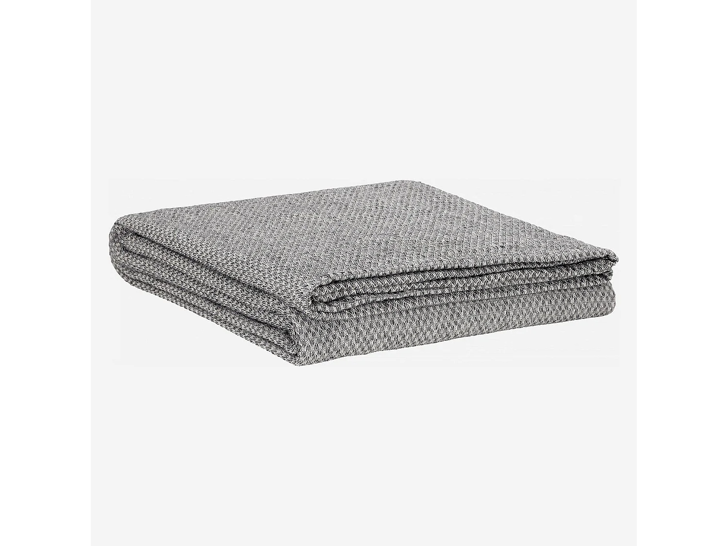 Habitat - Dessus de lit en coton égyptien - 230 x 260 cm - Gris - Lisa