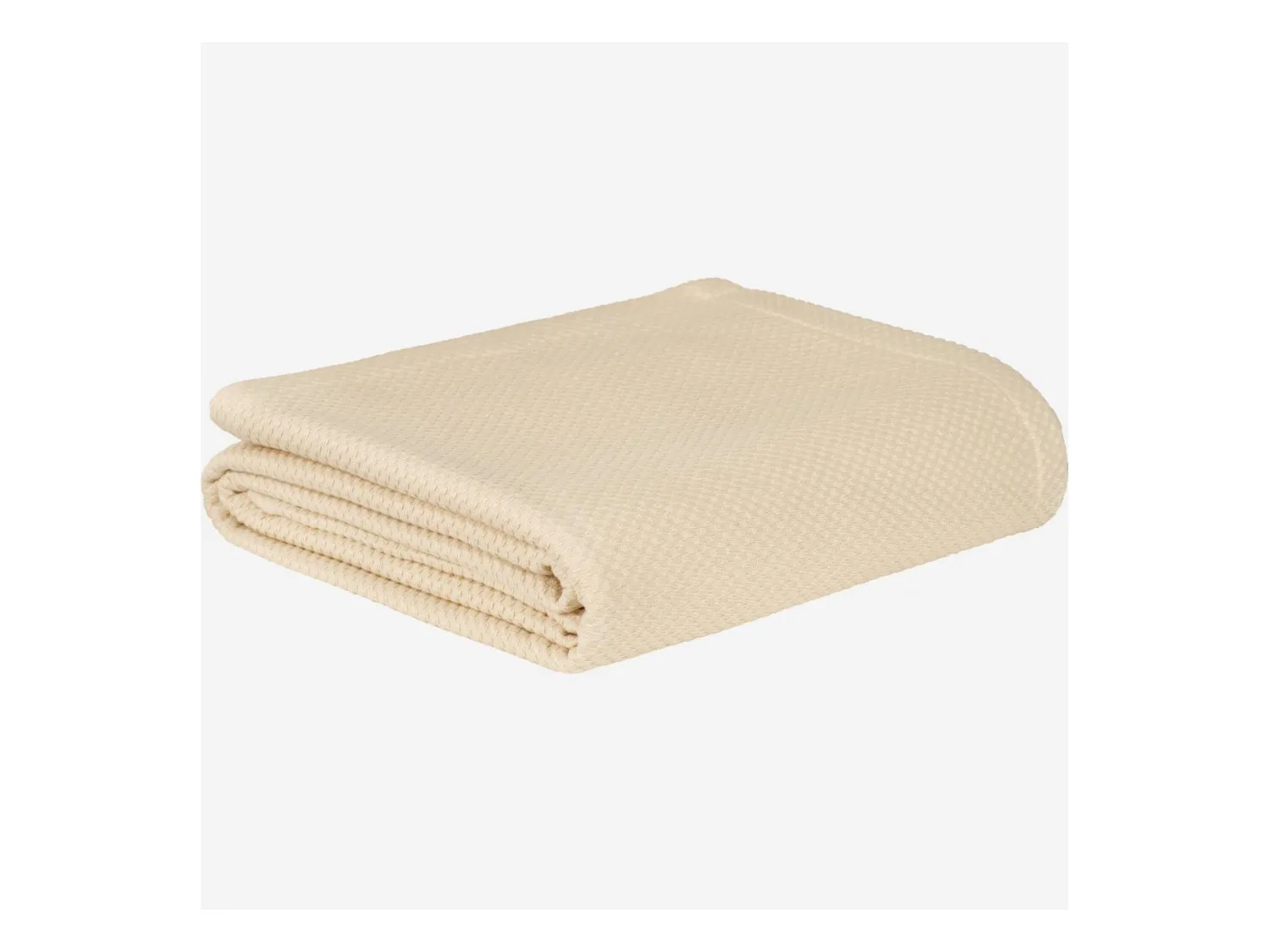 Habitat - Dessus de lit en coton égyptien - 230 x 260 cm - Beige - Lisa