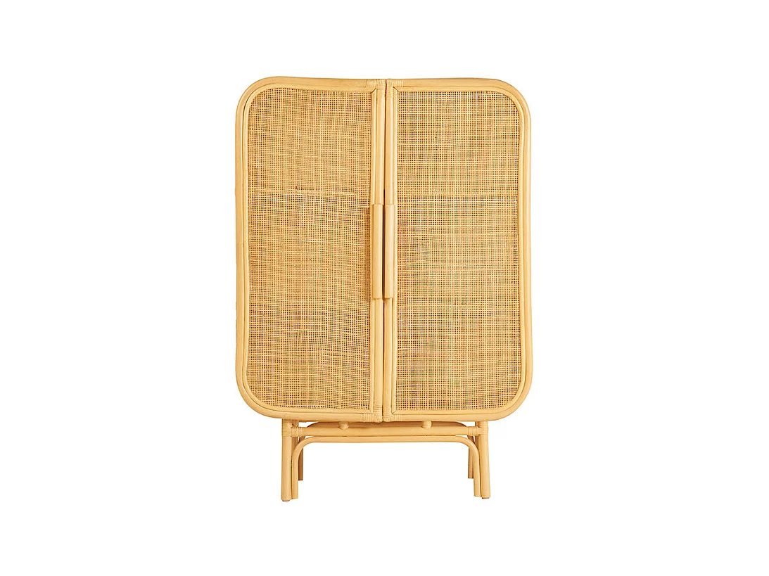 Buffet en rotin 2 portes L80 cm LUWAK