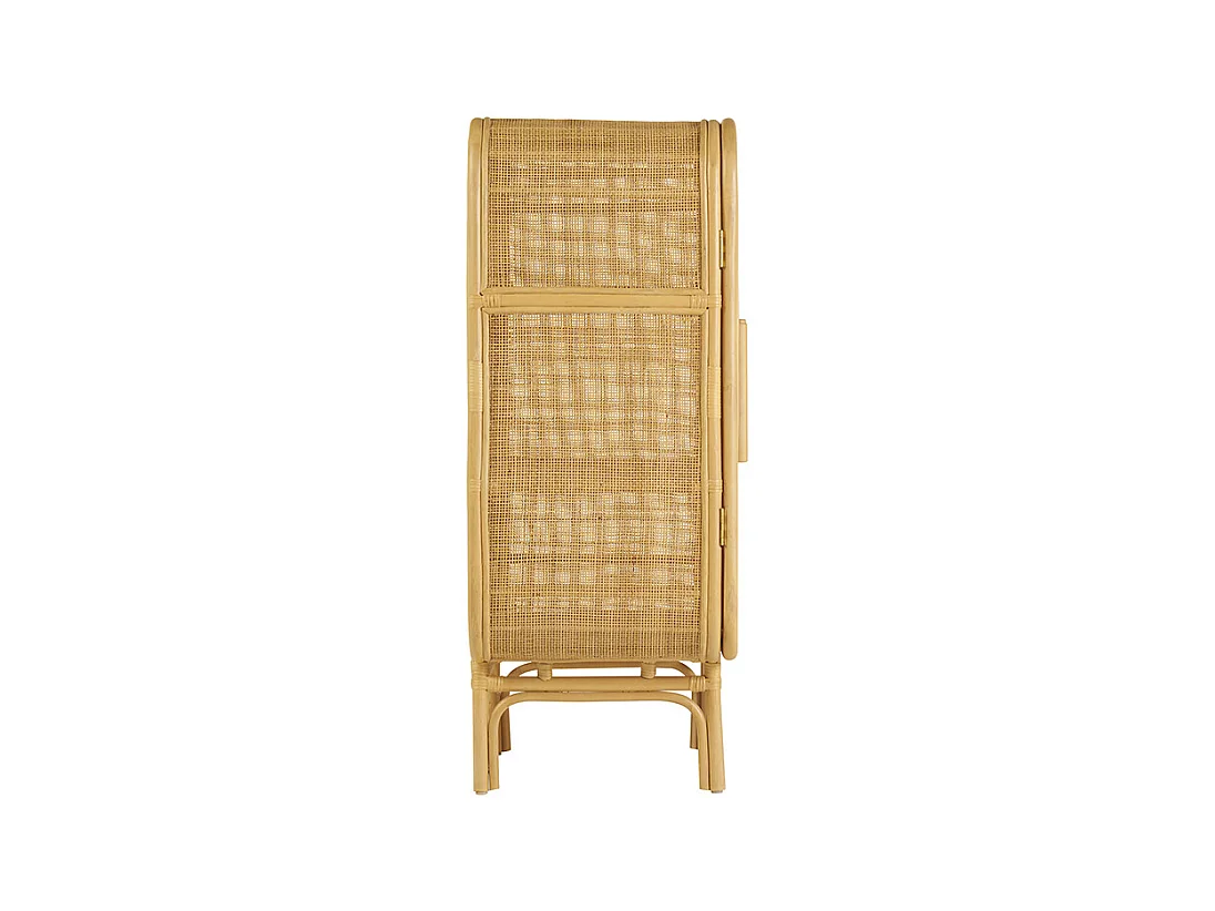 Buffet en rotin 2 portes L80 cm LUWAK