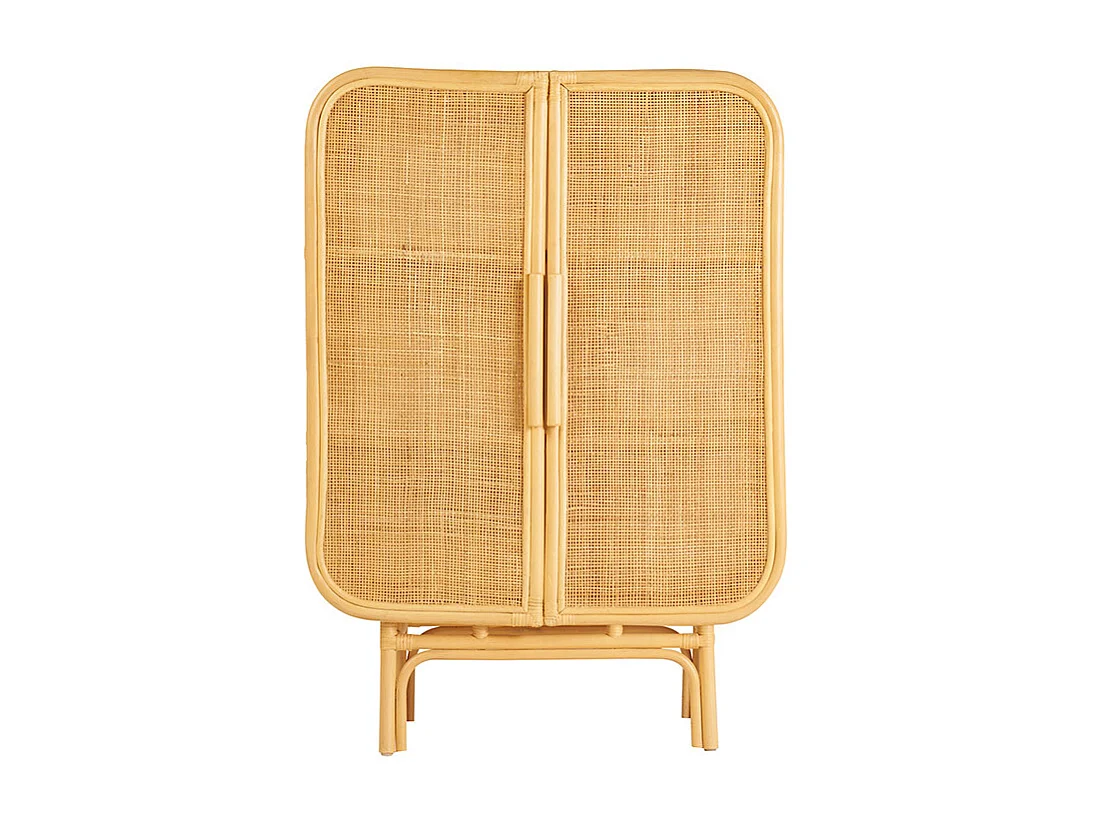 Buffet en rotin 2 portes L80 cm LUWAK