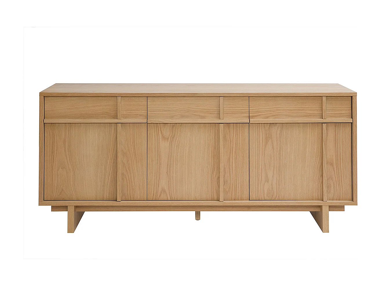 Credenza in legno chiaro di quercia L160 cm ZAO
