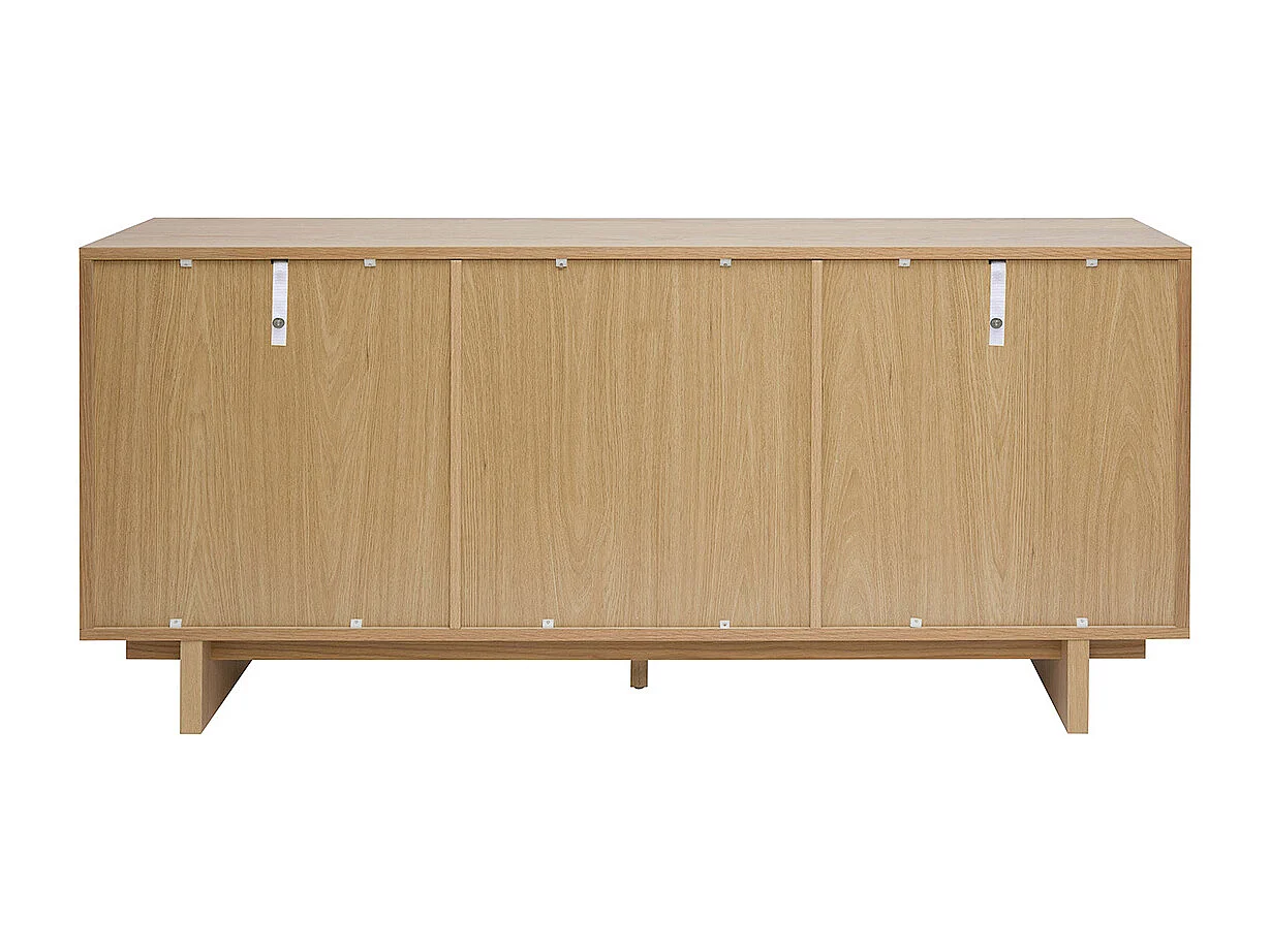 Credenza in legno chiaro di quercia L160 cm ZAO
