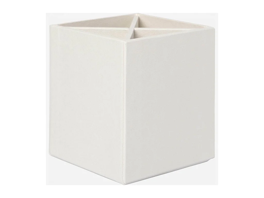 Habitat - Organisateur de bureau en carton – 32 x 10,5 x 9,5 cm – Gris - Ada