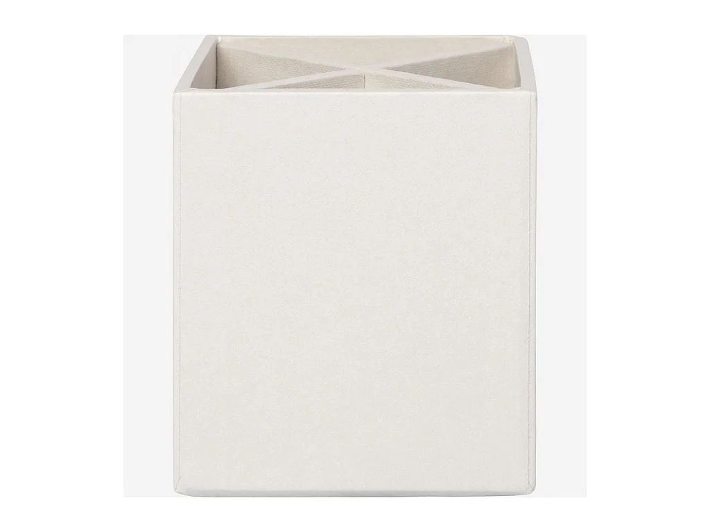 Habitat - Organisateur de bureau en carton – 32 x 10,5 x 9,5 cm – Gris - Ada