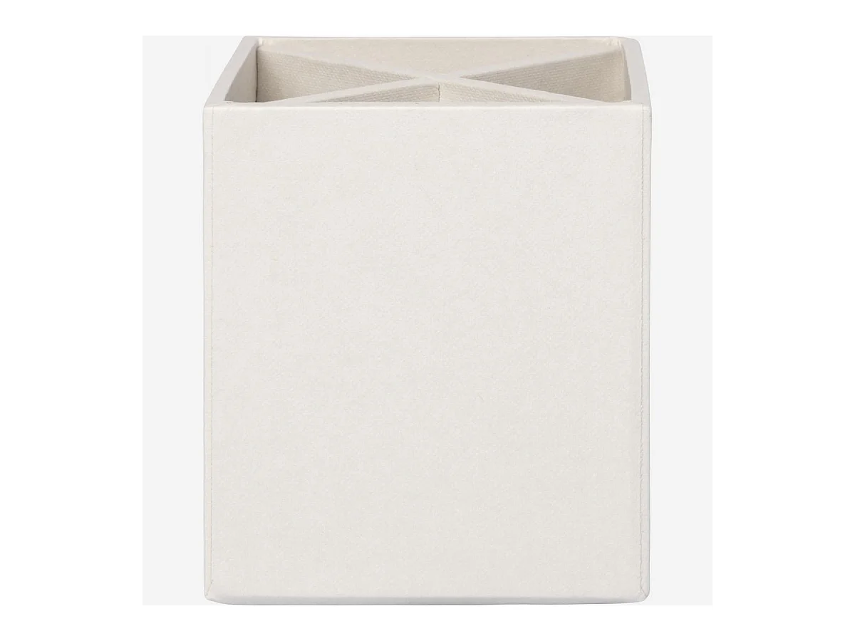 Habitat - Organisateur de bureau en carton – 32 x 10,5 x 9,5 cm – Gris - Ada