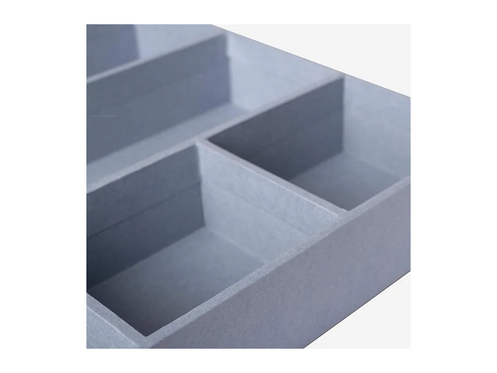 Habitat - Organisateur de tiroir en carton – Bleu - Ada