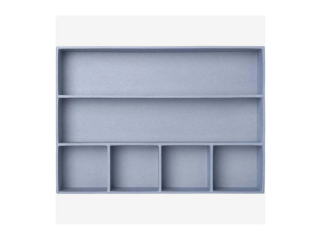 Habitat - Organisateur de tiroir en carton – Bleu - Ada