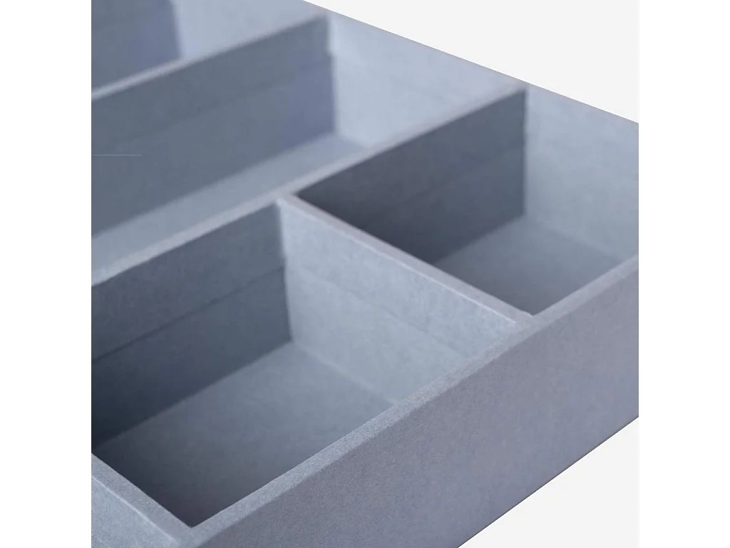 Habitat - Organisateur de tiroir en carton – Bleu - Ada