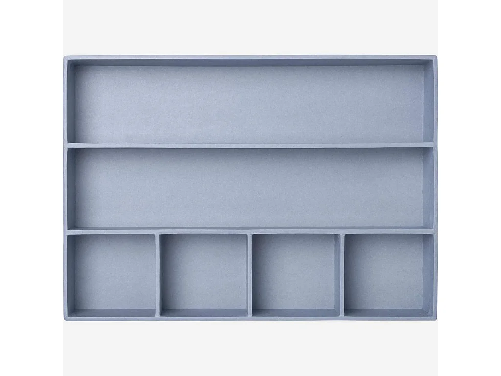 Habitat - Organisateur de tiroir en carton – Bleu - Ada