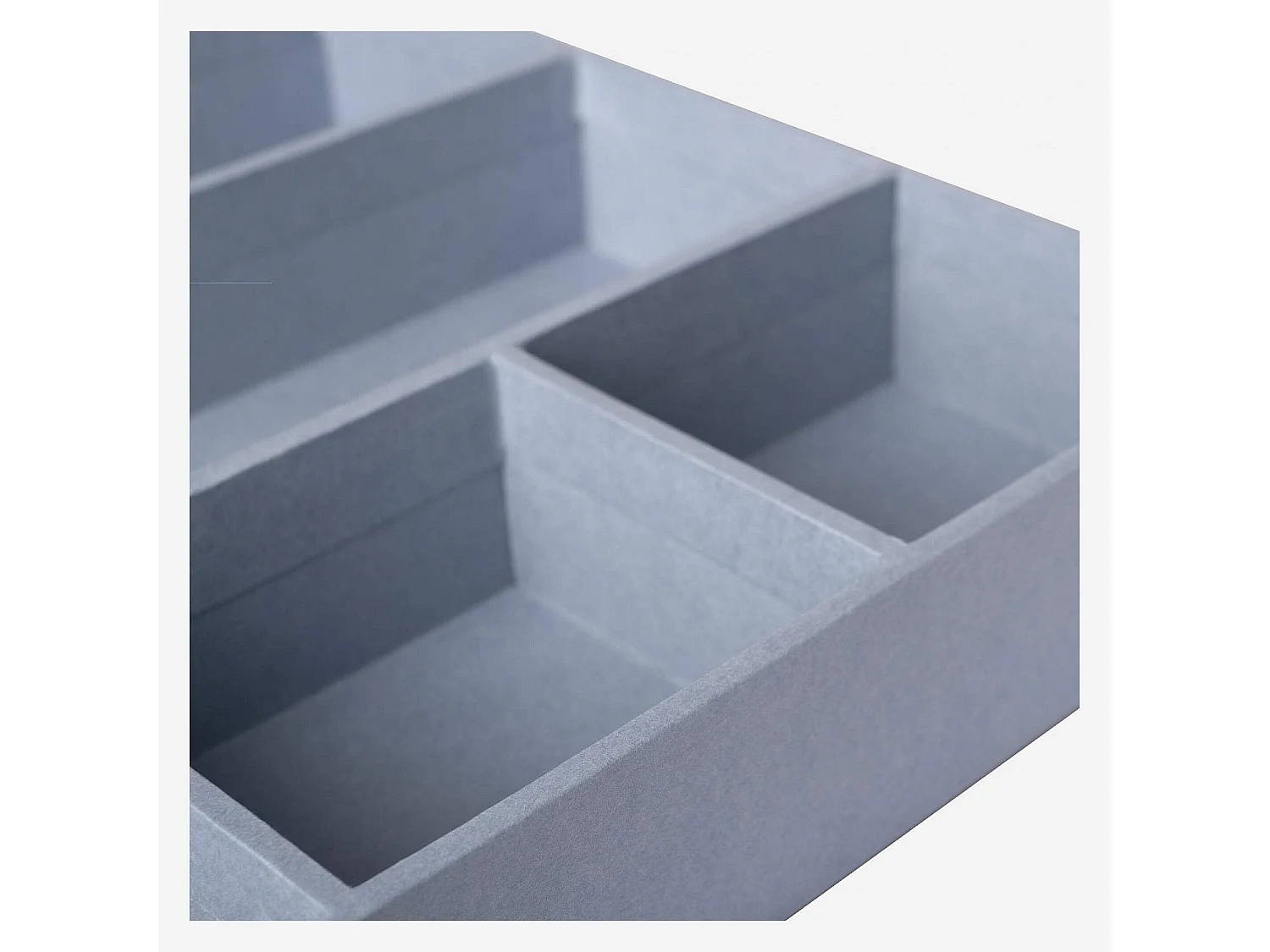 Organisateur de tiroir en carton – Bleu