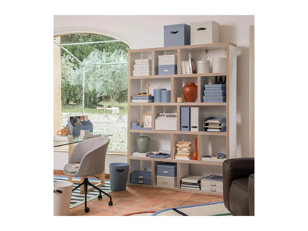 Habitat - Organisateur de tiroir en carton – Gris - Ada