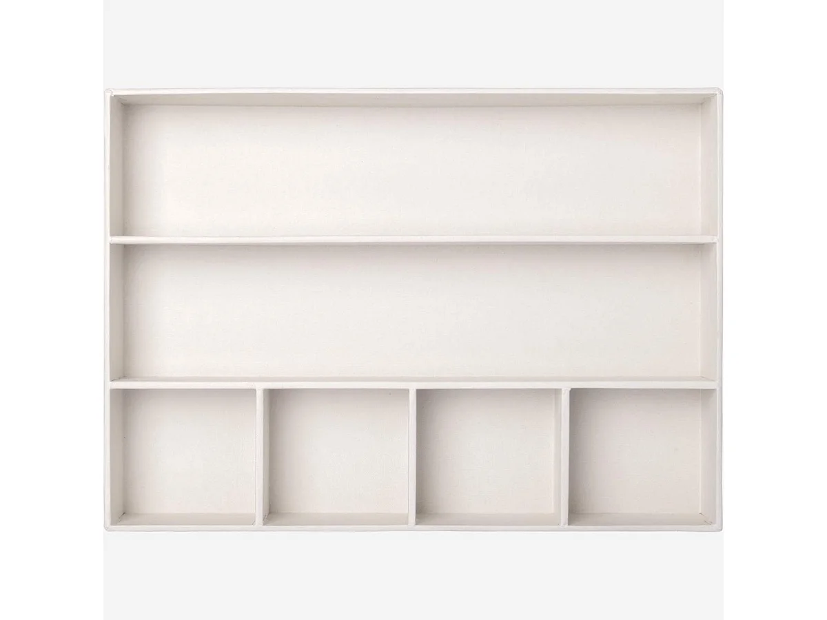 Habitat - Organisateur de tiroir en carton – Gris - Ada