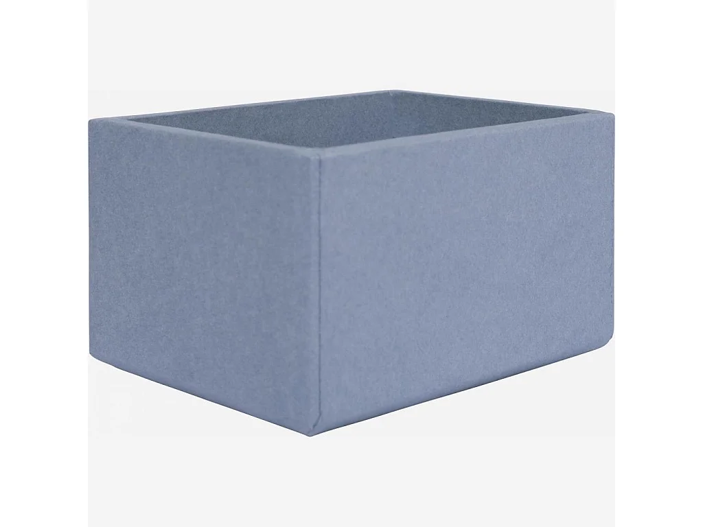 Habitat - Organisateur de bureau en carton – 32 x 10,5 x 9,5 cm – Bleu - Ada