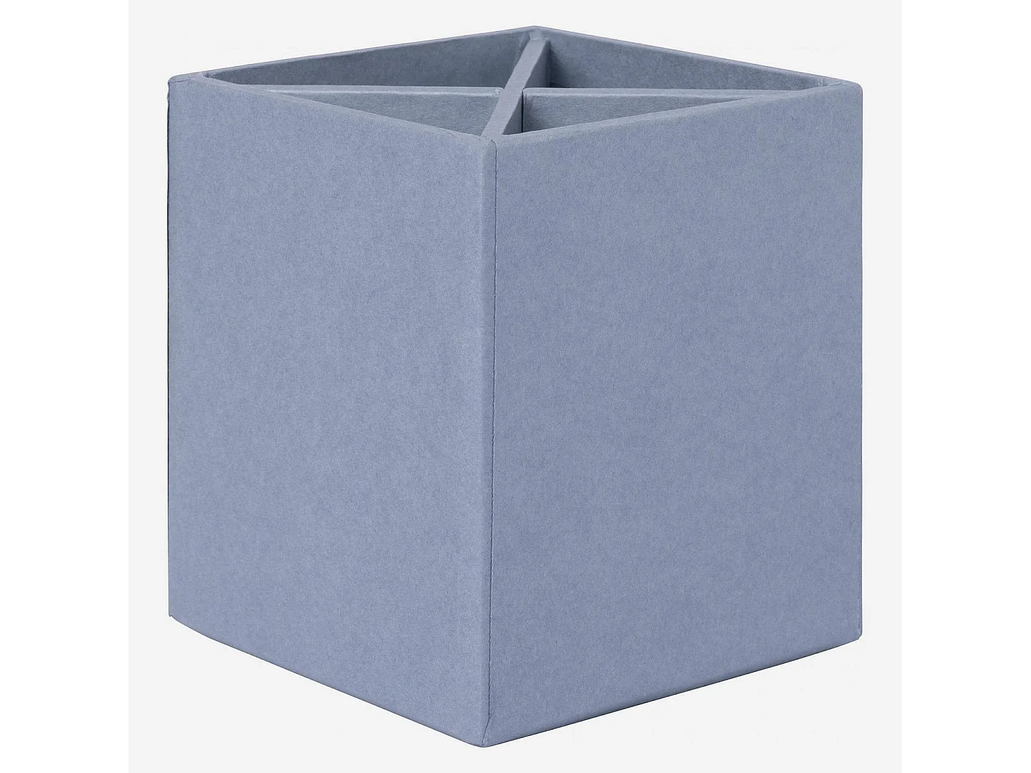 Organisateur de bureau en carton – 32 x 10,5 x 9,5 cm – Bleu