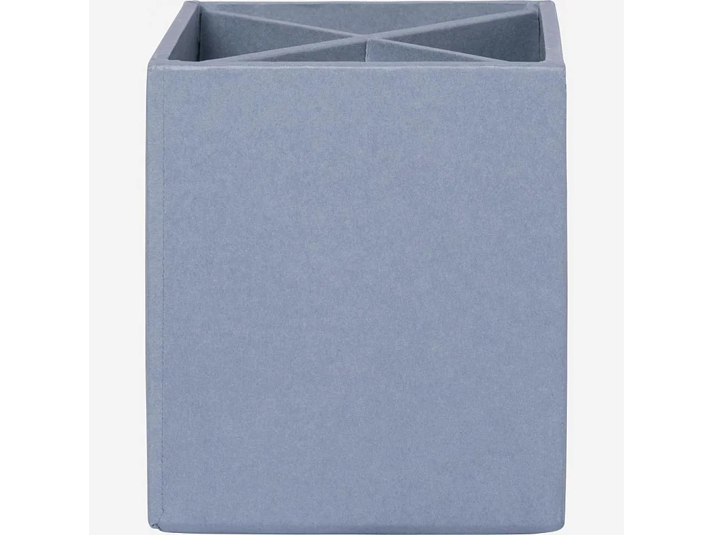Organisateur de bureau en carton – 32 x 10,5 x 9,5 cm – Bleu