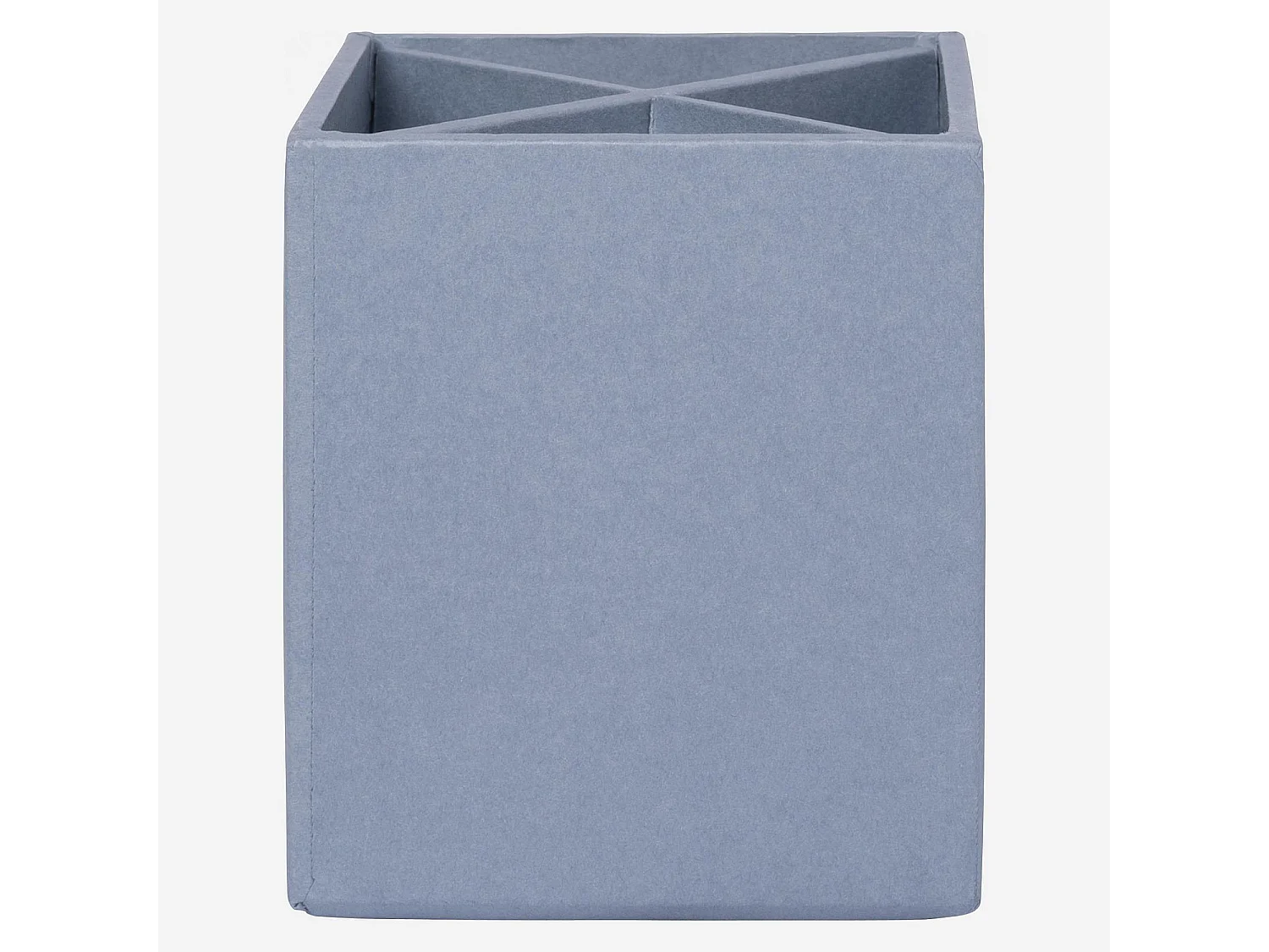 Organisateur de bureau en carton – 32 x 10,5 x 9,5 cm – Bleu