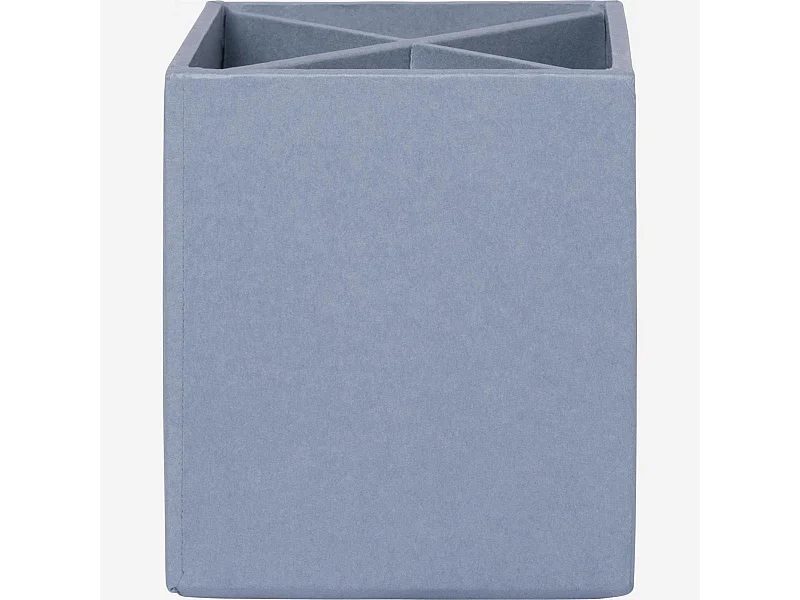 Habitat - Organisateur de bureau en carton – 32 x 10,5 x 9,5 cm – Bleu - Ada